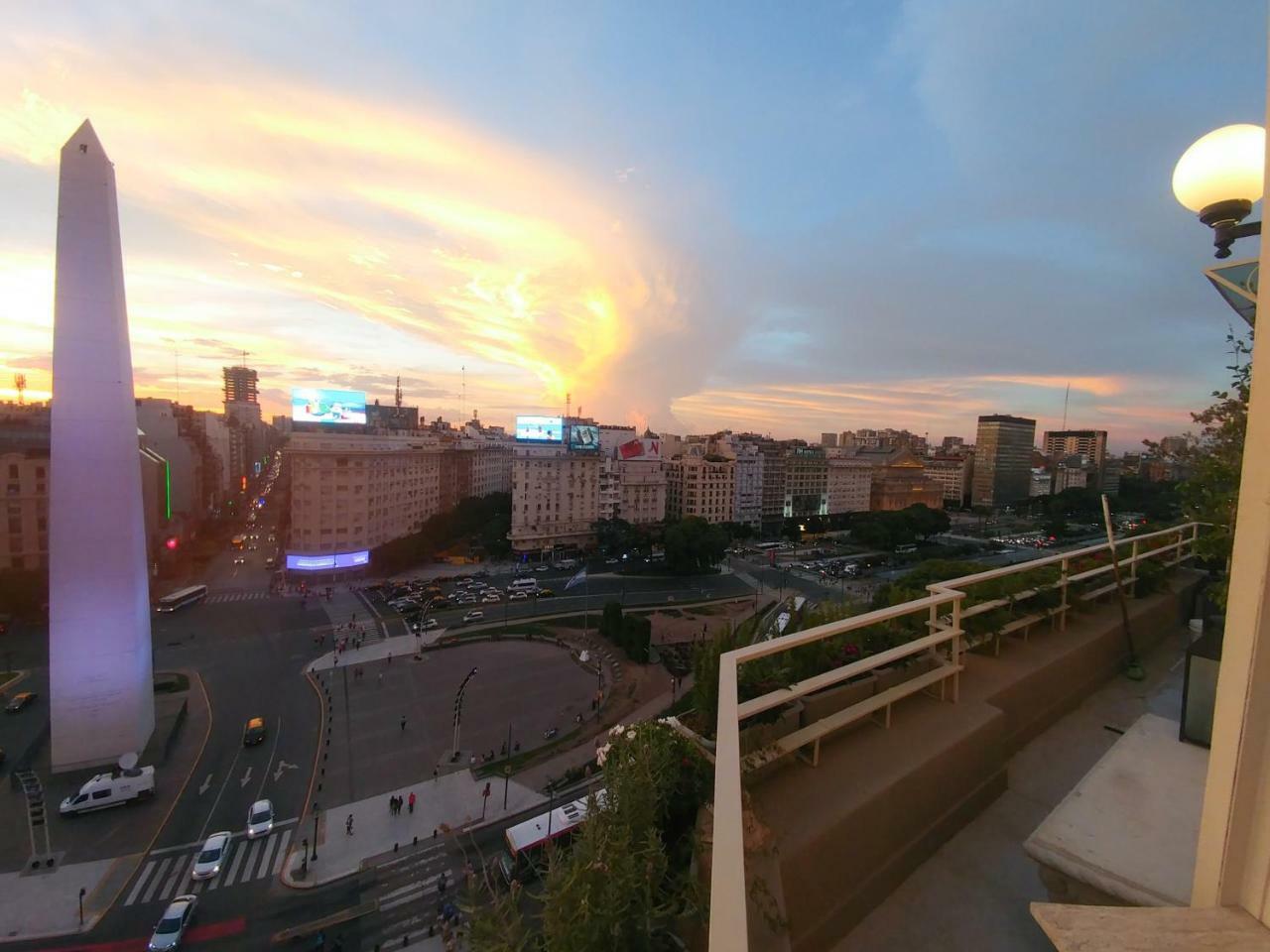 ブエノスアイレスPenthouse Frente Al Obelisco Con Terrazaアパートメント エクステリア 写真