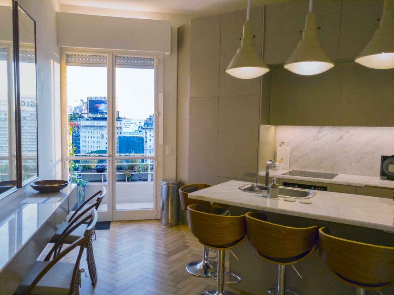 ブエノスアイレスPenthouse Frente Al Obelisco Con Terrazaアパートメント エクステリア 写真